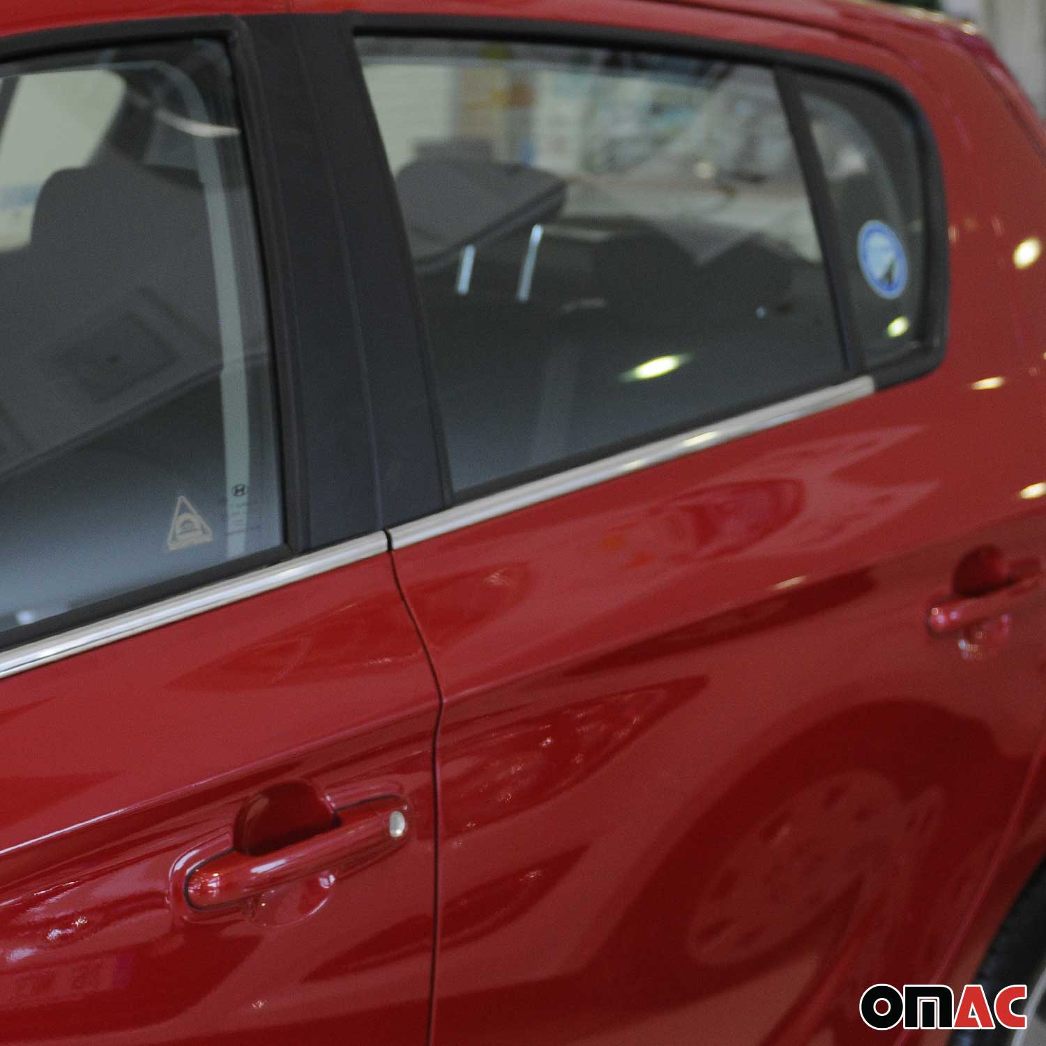 Fensterleisten Zierleisten für Hyundai i20 2008-2014 Edelstahl Chrom 6tlg
