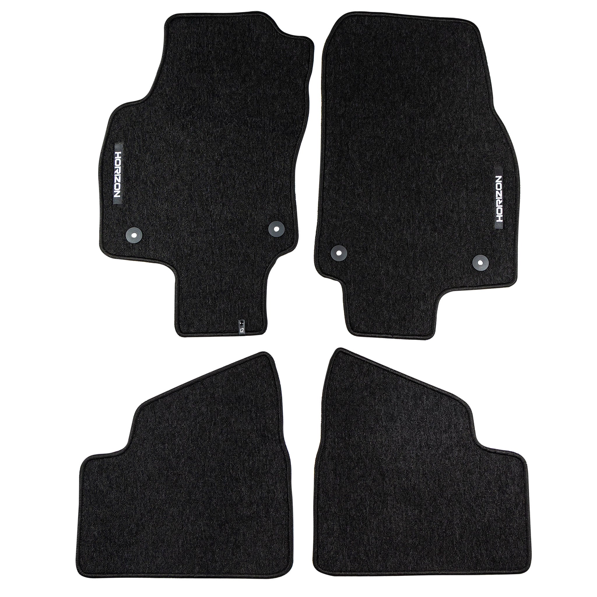 Velours Fußmatten für Opel Astra H 2004-2014 Autoteppich Automatten Schwarz 4tlg