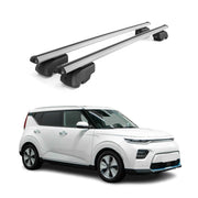 Dachträger Grundträger für Kia Soul EV 2020-2023 Aluminium Silber ABE 2x