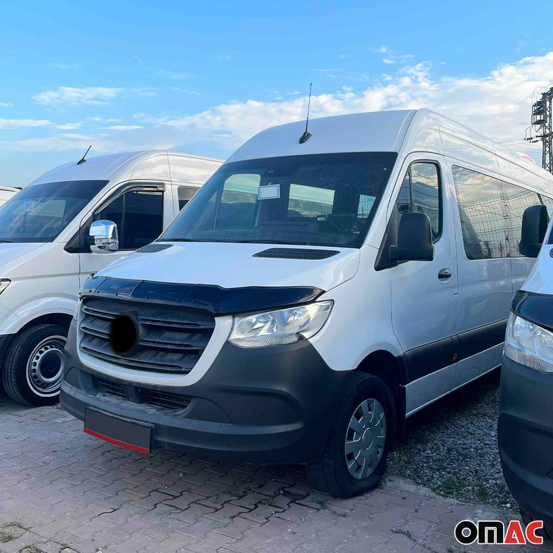 Motorhaube Deflektor Steinschlagschutz für Mercedes Sprinter W907 2018-2025 3tlg