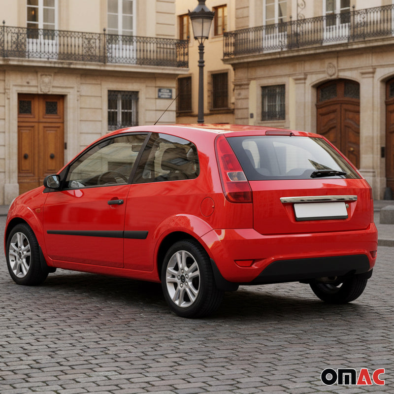 Kofferraumleiste Heckklappe Leiste für Ford Fiesta 2001-2008 Edelstahl Chrom