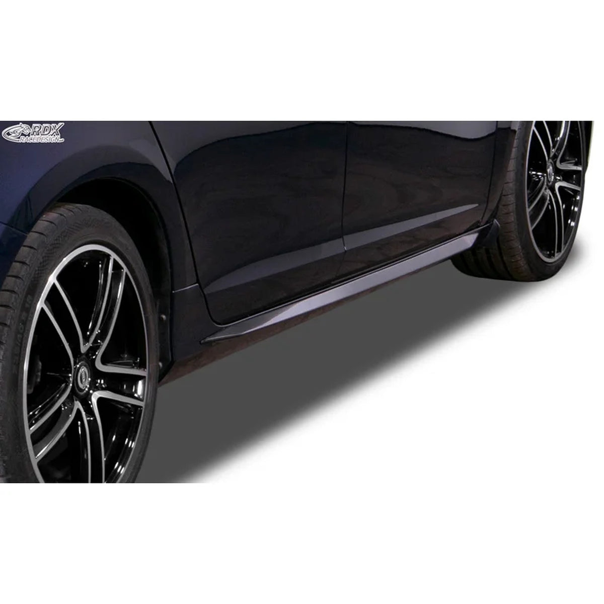 RDX Seitenschweller 'Slim' für Volvo S60/V60 2013-2018 ABS Schwarz 2er-Set TÜV