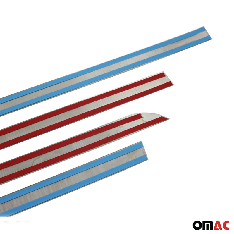 Seitentürleiste Türschutz für Mercedes Vito 2014-2025 L3 Langer Schiebetür Chrom