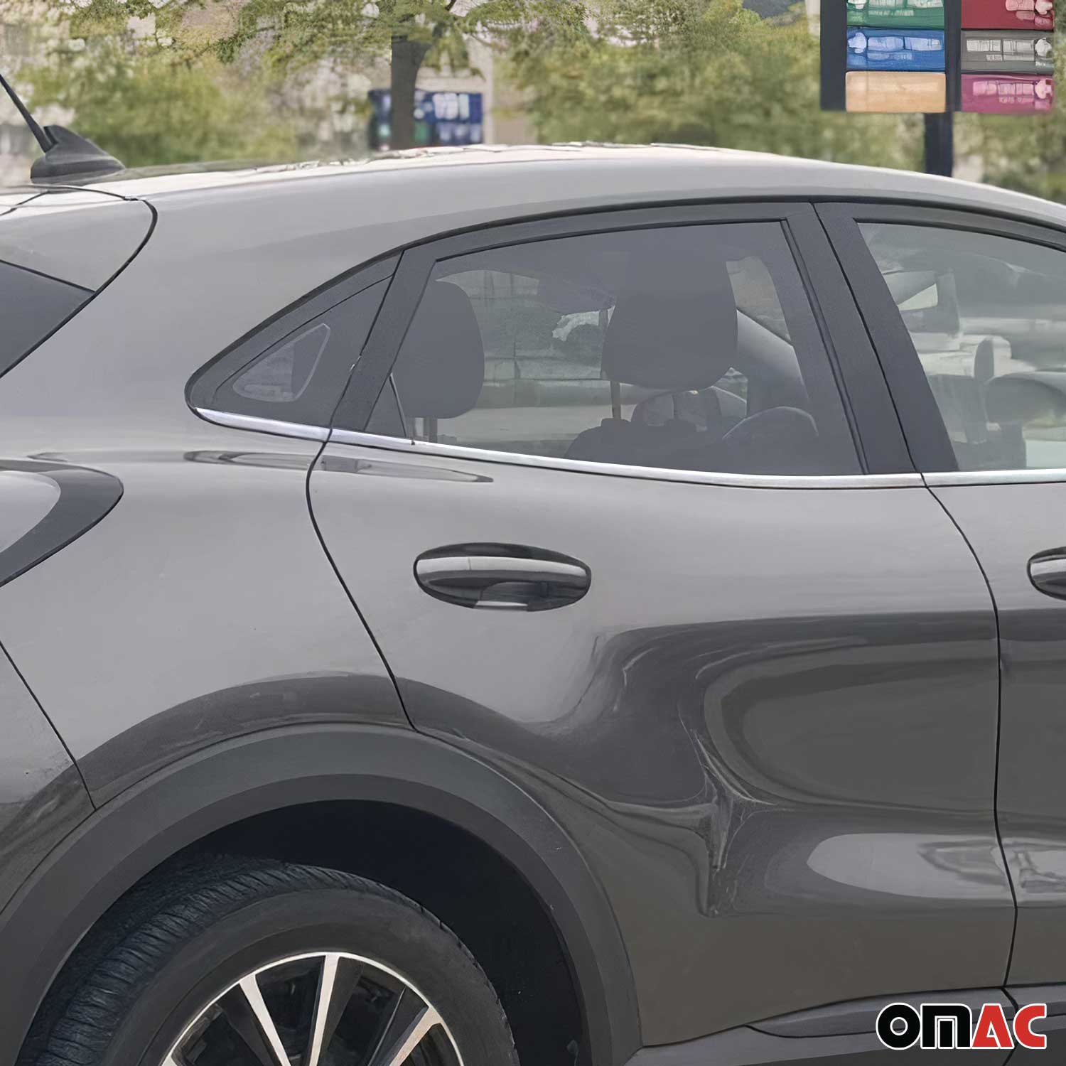 Fensterleisten Fensterrahmen für Ford Puma 2019-2026 Edelstahl Chrom 8 tlg