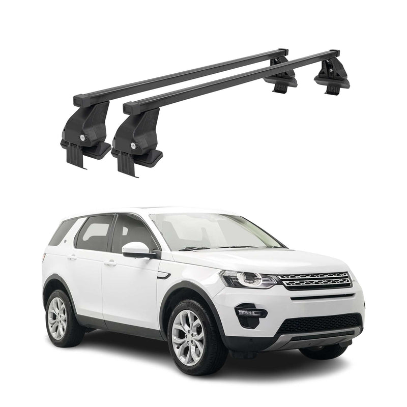 Menabo Dachträger für Land Rover Discovery Sport 2015-2019 50kg Stahl Schwarz 2x