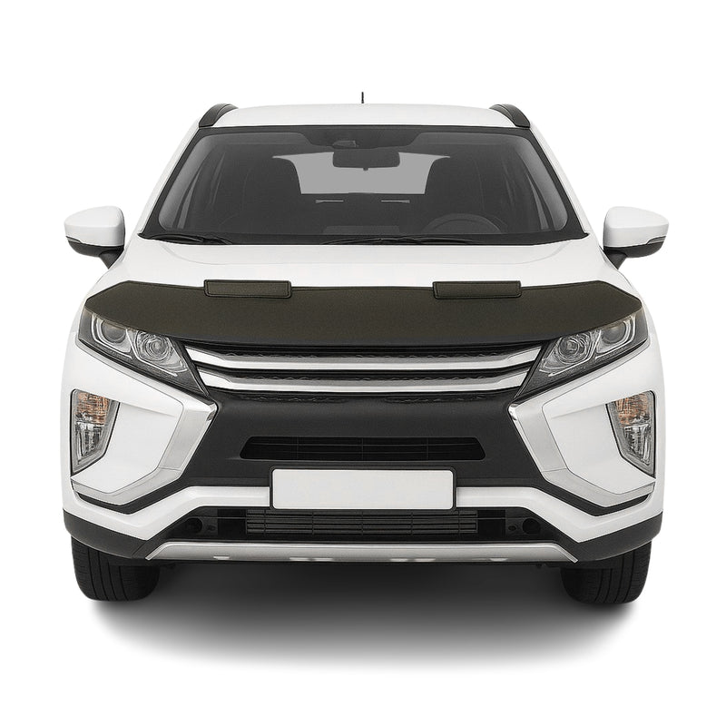 Haubenbra Steinschlagschutz Bonnet Bra für Mitsubishi Eclipse Cross Schwarz Halb
