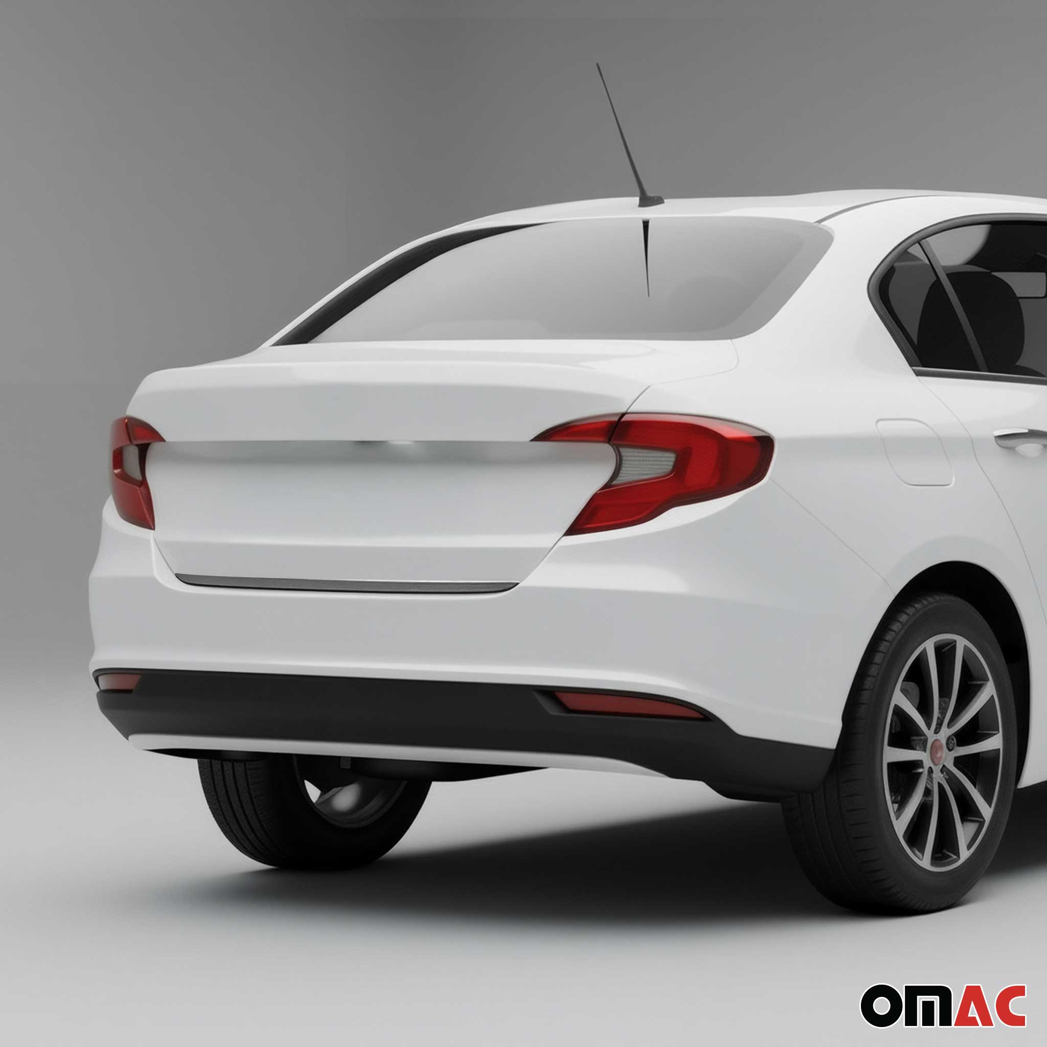 Kofferraumleiste Heckleiste für Fiat Tipo Schrägheck 2015-2026 Edelstahl Dunkel