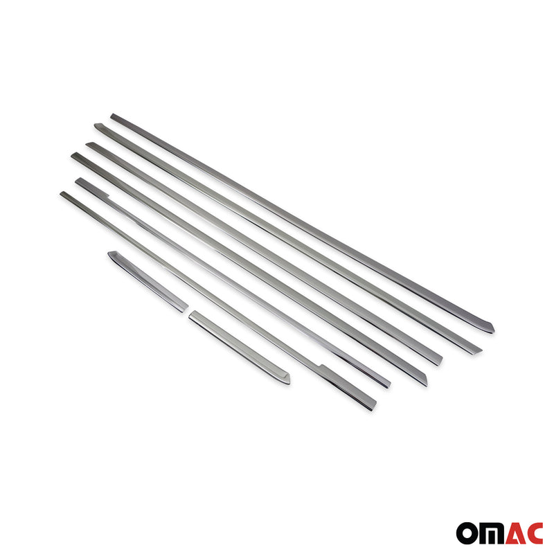Fensterleisten Zierleisten für Mercedes Klasse W447 L3 2014-2025 Untere Chrom 8x