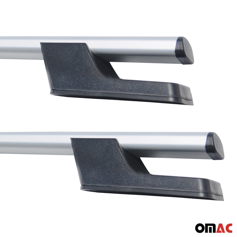 Alu Dachreling Querträger für Peugeot Partner Citroen Berlingo Kurzer Grau