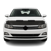 Haubenbra Steinschlagschutz Bonnet Bra für VW Polo 2017-2026 Schwarz Halb