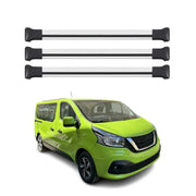 Dachträger Gepäckträger für Nissan NV300 2016-2024 Relingträger Alu Silber 3x