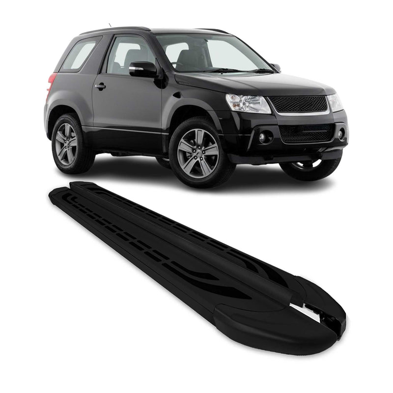 Trittbretter Seitenschweller für Dacia Bigster 2024-2025 Alu Schwarz Silber