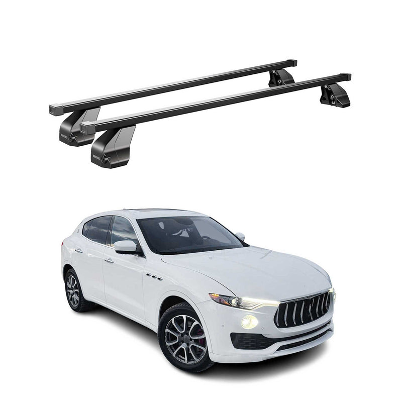 Menabo Dachträger Grundtäger für Maserati Levante 2016-2024 75kg Stahl Schwarz