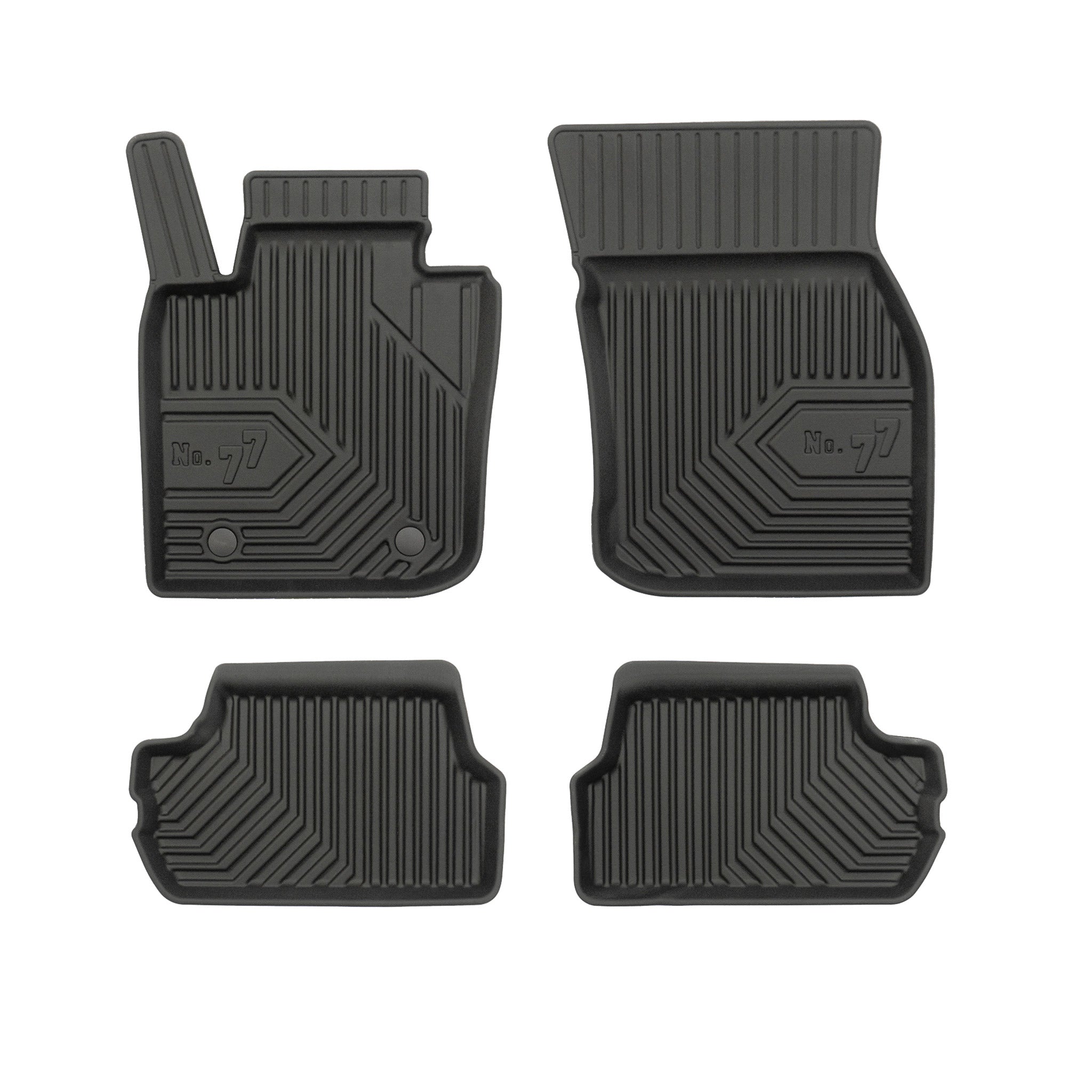 Fußmatten Gummimatten für Mini Cooper III F56 2014-23 3Tür Automatikgetriebe TPE