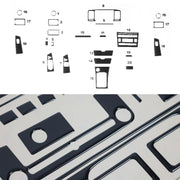 Innenraum Dekor Cockpit für Toyota Corolla 2007-2007 Piano Schwarz Optik 20tlg