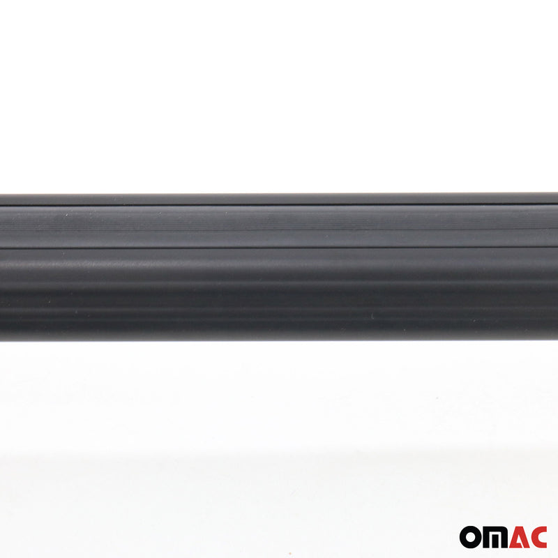 Dachträger Grundtäger für Jeep Compass 2017-2025 75kg Aluminium Schwarz 2 tlg