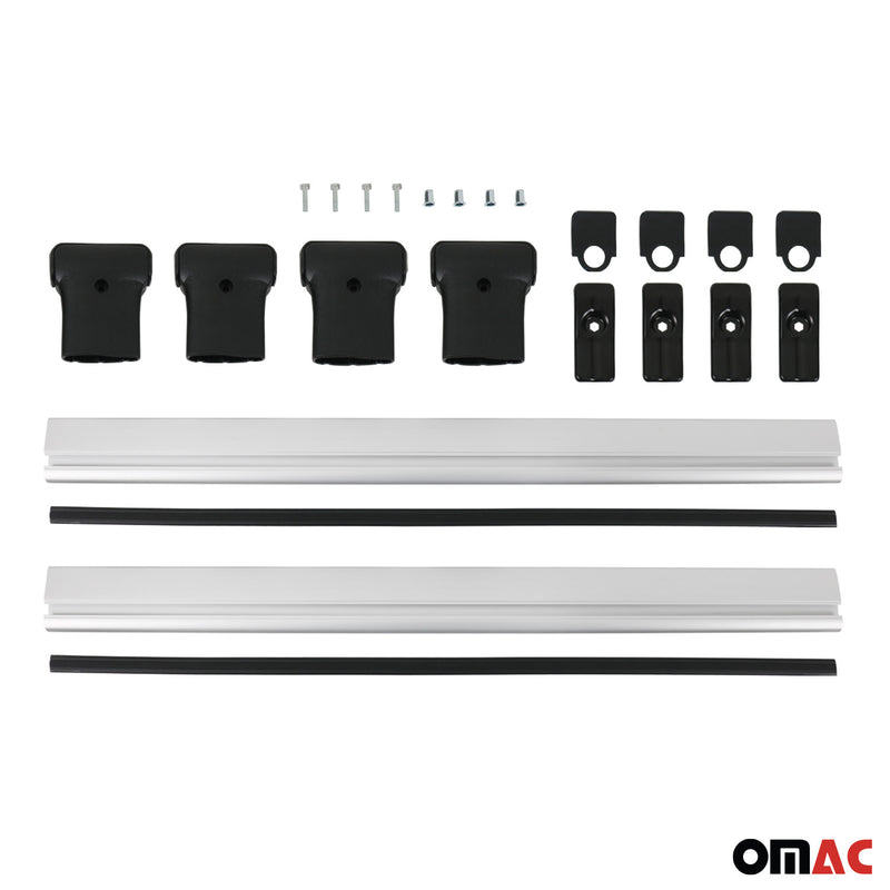 Dachträger Grundtäger für Toyota Avensis mk2 Kombi 2003-2008 75kg Alu Silber 2x