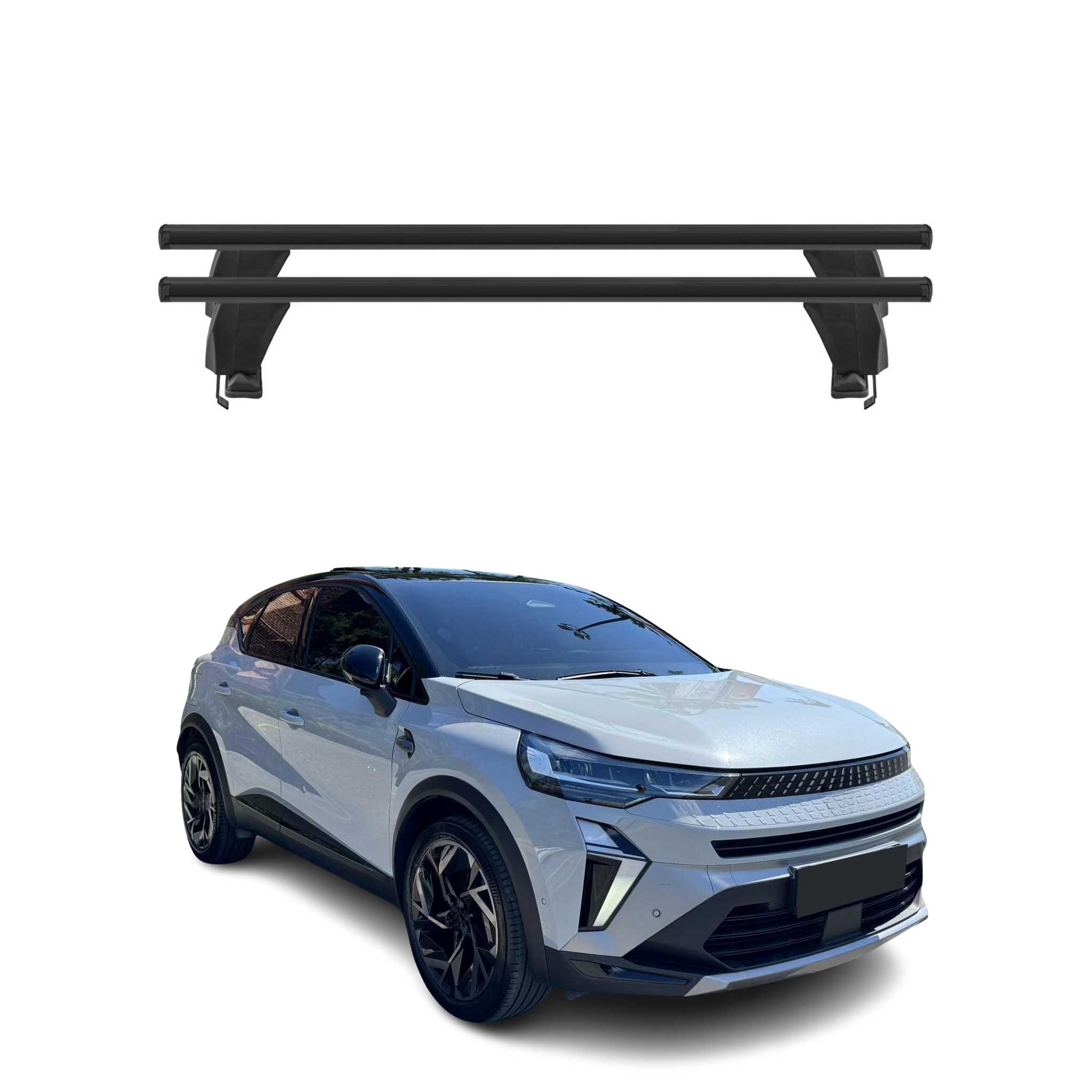 Menabo Dachträger Grundträger für Renault Symbioz 2024-2026 Alu Schwarz 2tlg