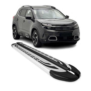 Trittbretter Seitenschweller Seitenbretter für Citroen C5 Aircross 2018-2025 Alu