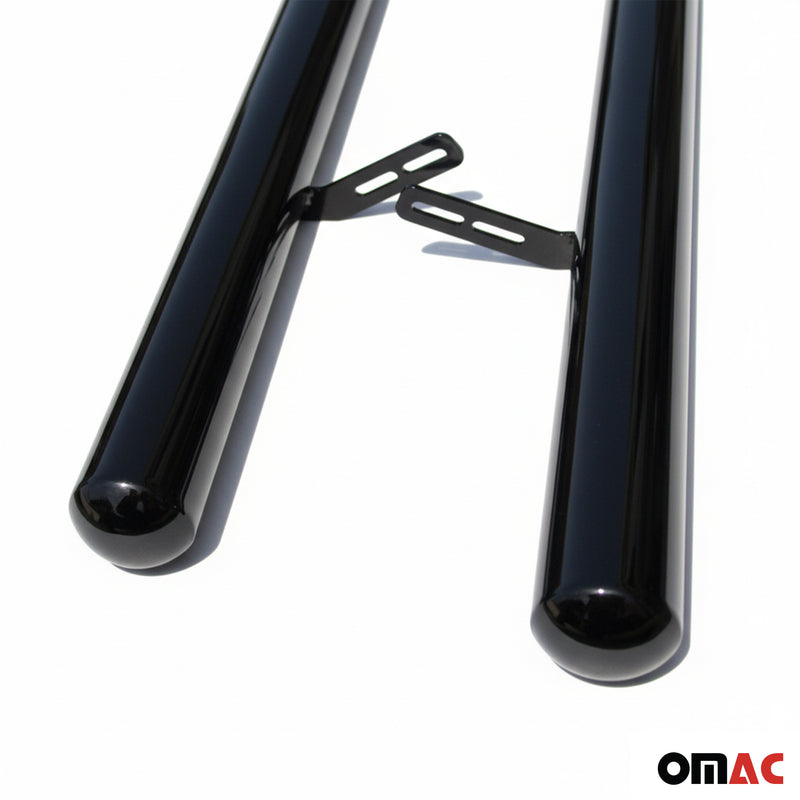 Stahl Trittbretter Schwellerrohre für VW T6 T6.1 Transporter 2015-2024 Kurzer