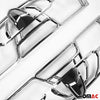 Rücklicht Leisten Heckleuchte für Fiat Doblo 2014-2020 Chrom ABS Silber 2tlg