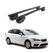 Dachträger Gepäckträger für Seat Leon Kombi 2014-2023 ABE Alu Schwarz 2x