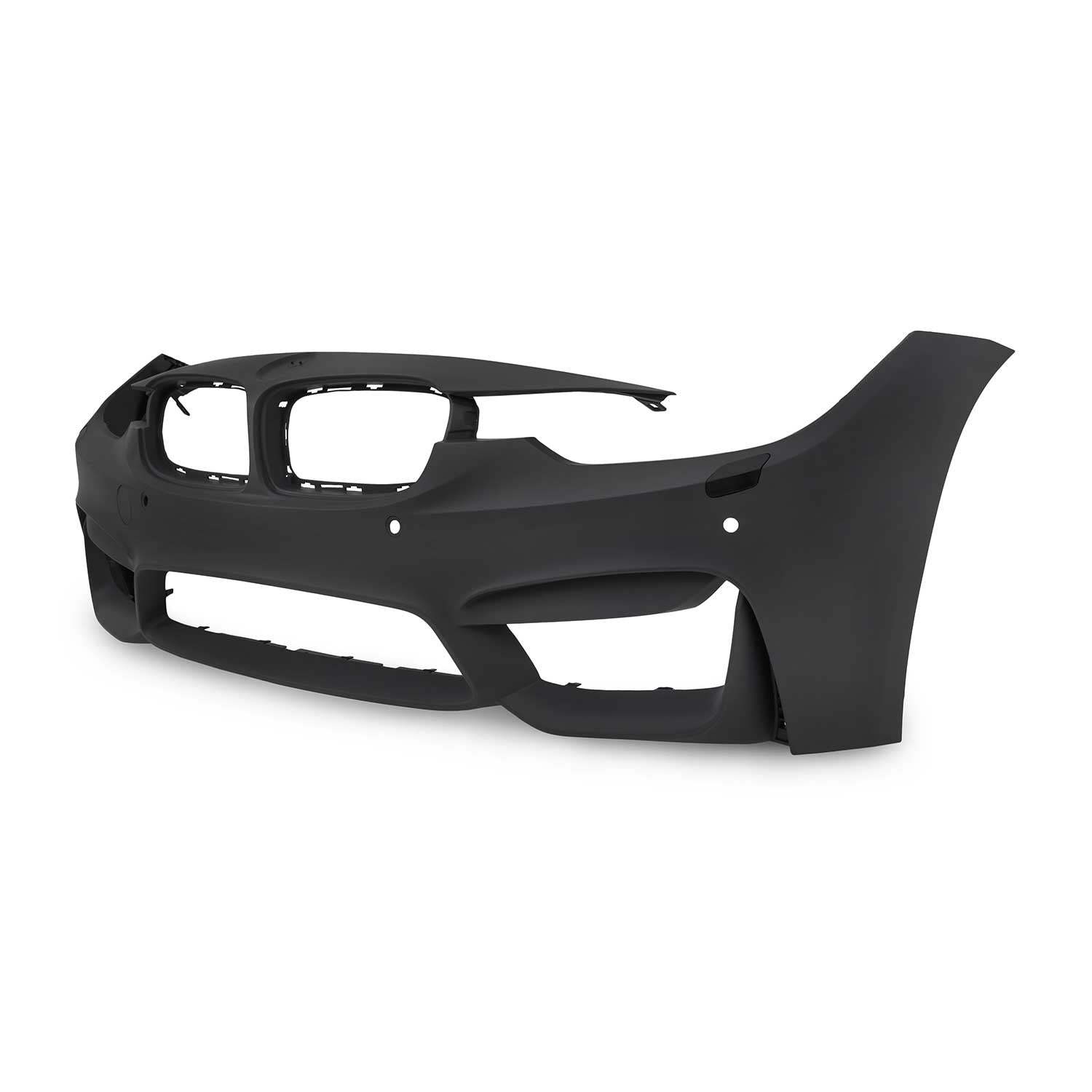 JOM Stoßstange vorne für BMW F30 inkl. LCI 2011-2019 SRA + PDC Schwarz