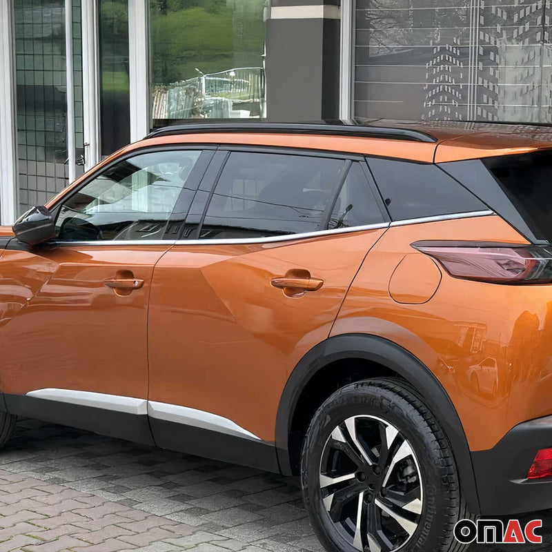 Fensterleisten Zierleisten für Peugeot 2008 2019-2020 Edelstahl Chrom 6tlg