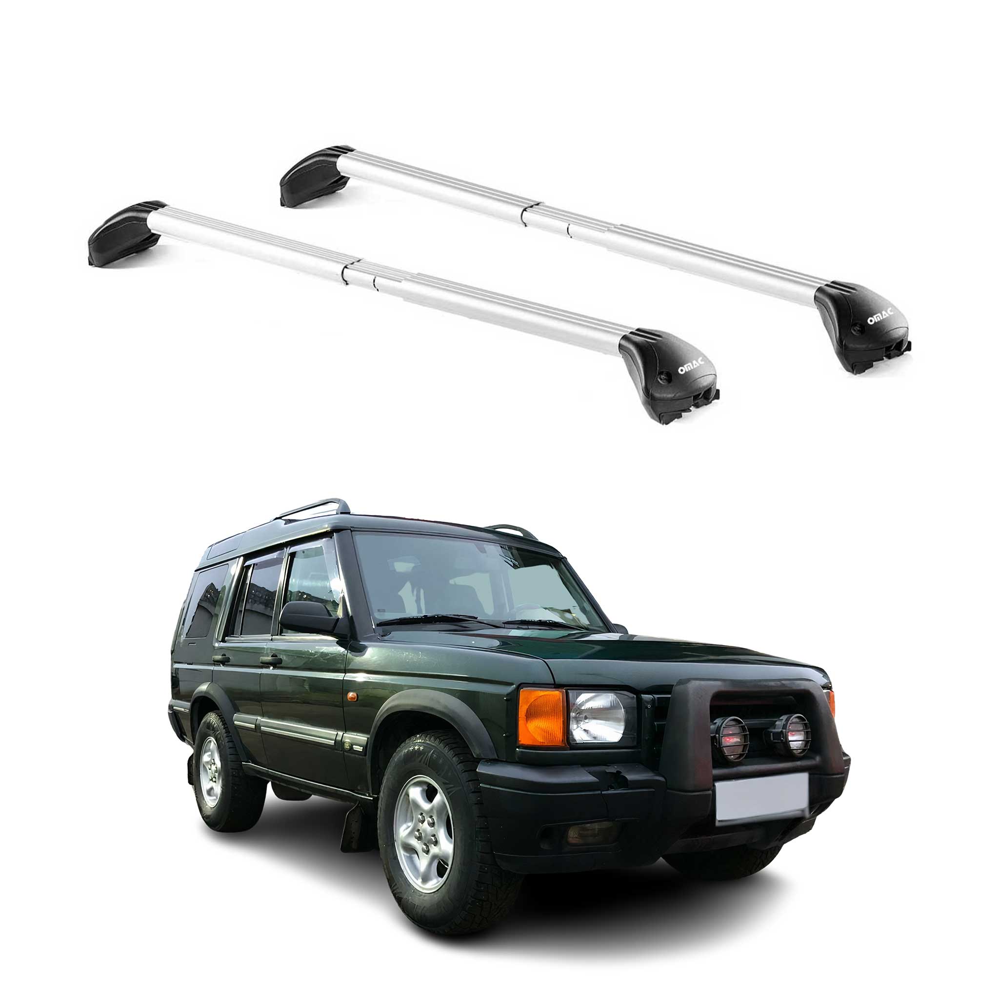 Dachträger Grundtäger für Land Rover Discovery II 1998-2004 100kg Alu Silber ABE