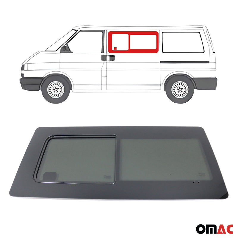 Seitenfenster Schiebefenster für VW T4 Transporter 1990-2003 Vorne Links L1 L2