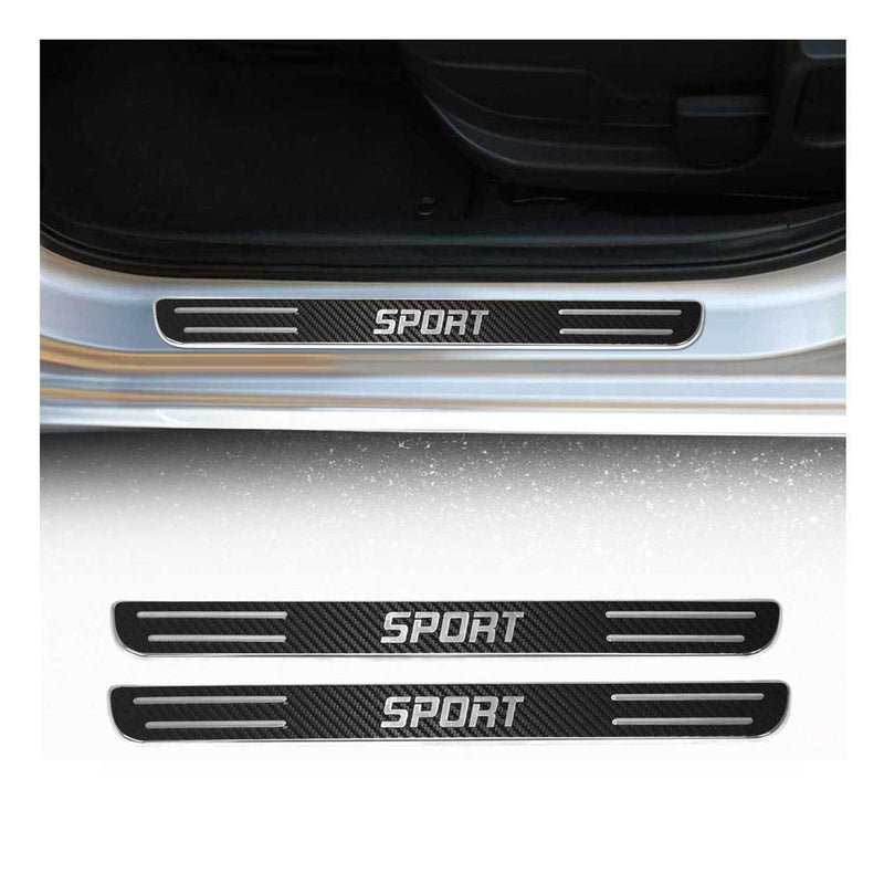 Einstiegsleisten Türschweller Sport für BMW 1er 2011-2025 Chrom Kohlefaserfolien