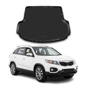 Kofferraummatte Kofferraumwanne für Kia Sorento 2012-2020 Gummi TPE Schwarz