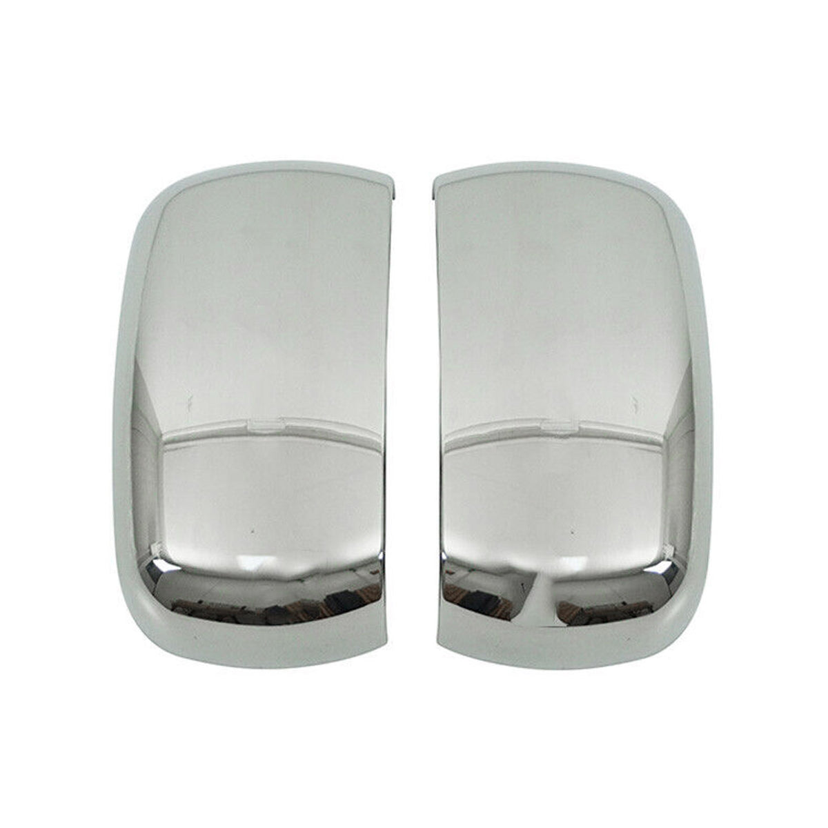 Spiegelkappen Spiegelabdeckung für Fiat Doblo 2000-2010 Chrom ABS Silber 2tlg