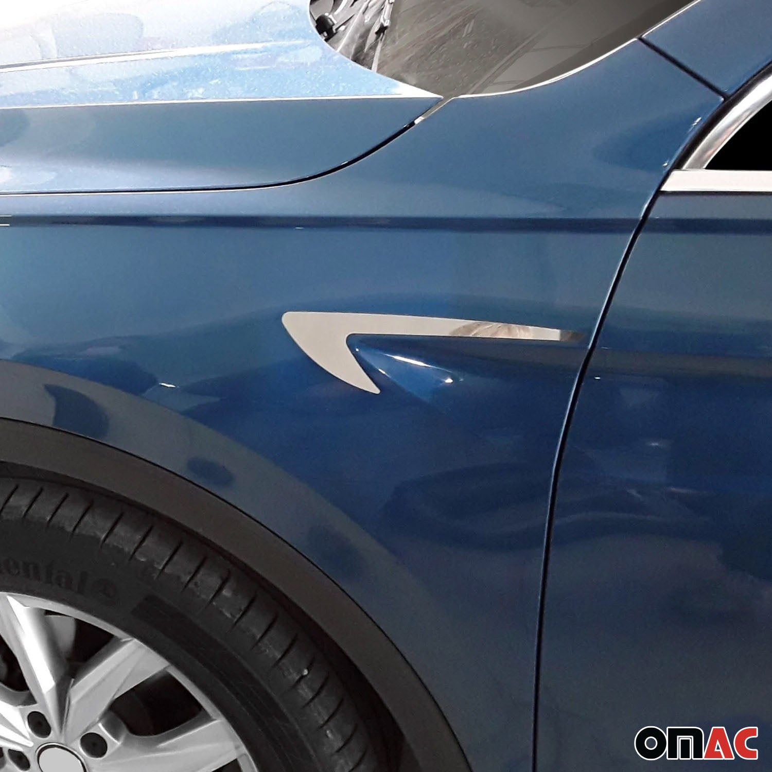 Seitendekor Autodecor für VW Passat B5 1996-2005 Edelstahl Chromdecor 2tlg