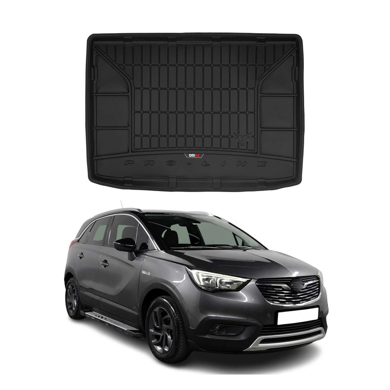 OMAC Gummi Kofferraumwanne für Opel Crossland X 2017-2025 TPE Laderaumwanne
