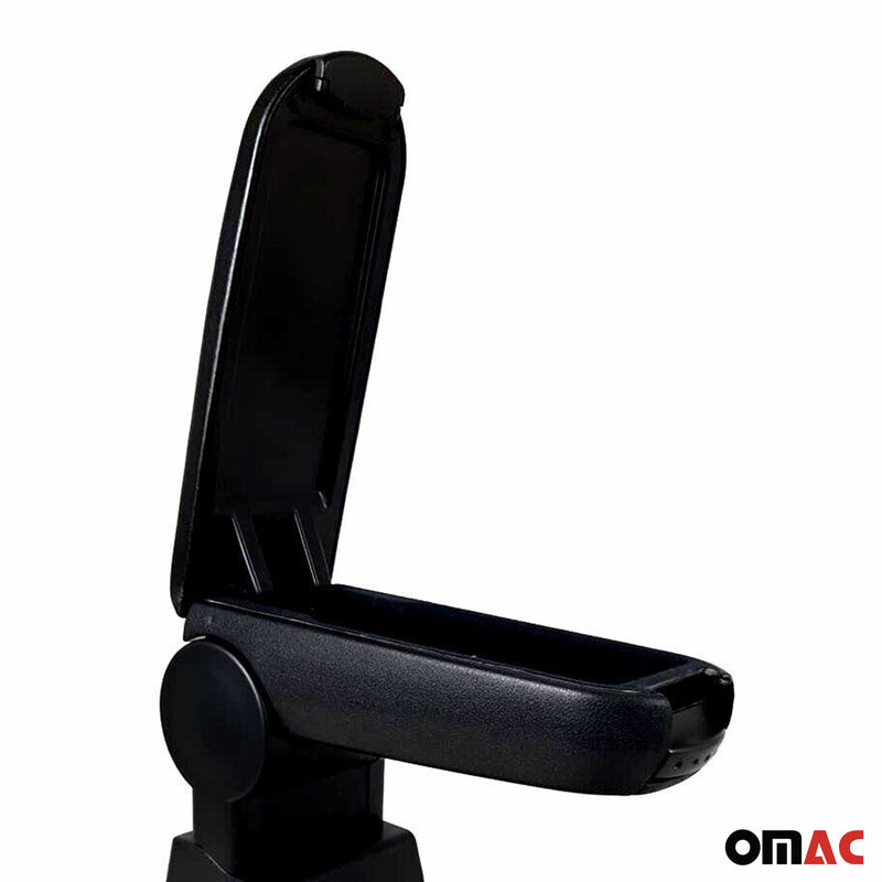 Mittelarmlehne Armlehne Mittelkonsole für VW Polo 2001-2009 PU-Leder ABS Schwarz