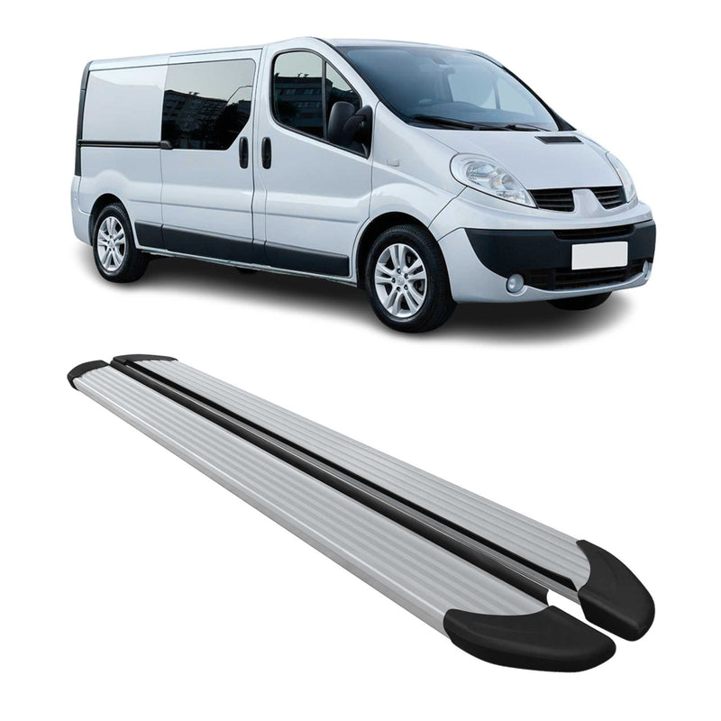 Schweller Trittbretter Schweller für Renault Trafic 2001-2014 L2 Langer Alu