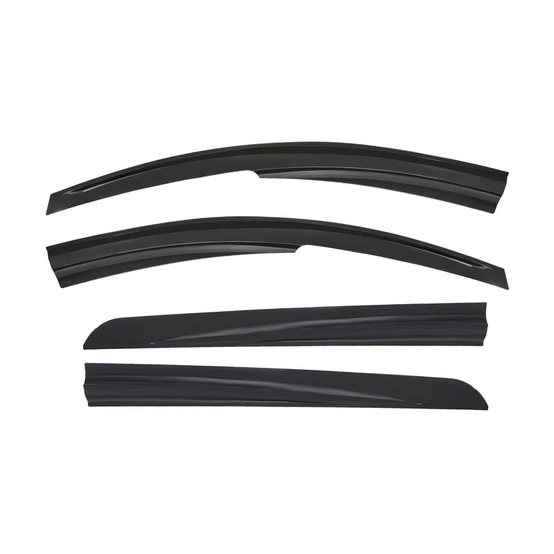 4x Windabweiser Regenabweiser für Dacia Lodgy 2012-2022 Acryl Dunkel