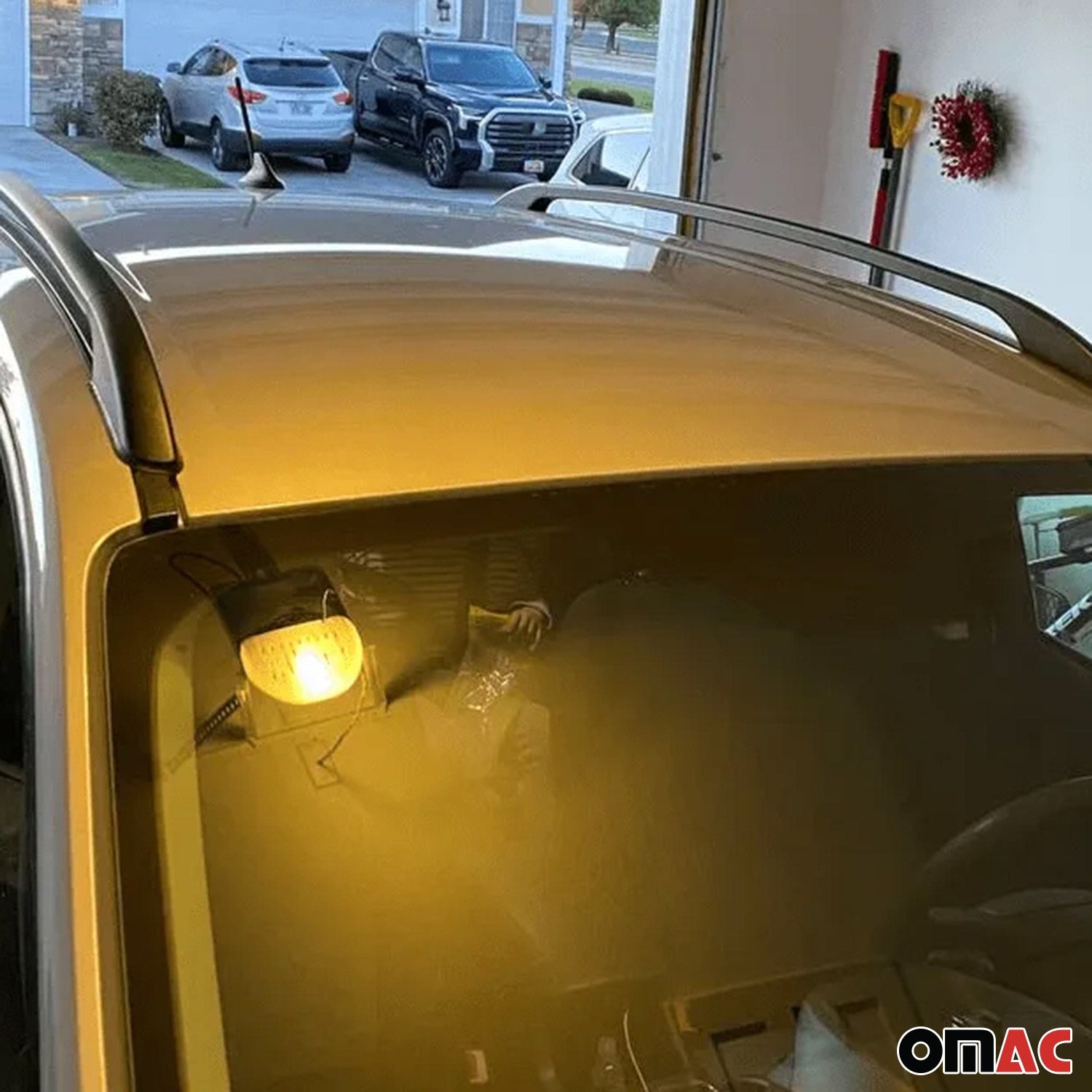 Dachreling Relingträger für Toyota Auris I 2007-2012 Aluminium Schwarz 2x