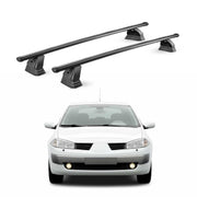 Stahl Dachträger für Renault Megane II Schrägheck Kombi Limo 2003-08 Schwarz 2x