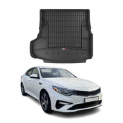 OMAC Gummi Kofferraumwanne für Kia Optima Sport Wagon 2015-2019 TPE Schwarz