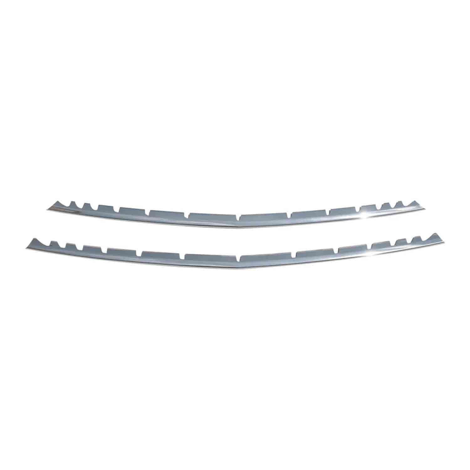 Kühlergrill Leisten Frontgrill für Mercedes Klasse W447 2014-2019 PreFL Chrom 2x