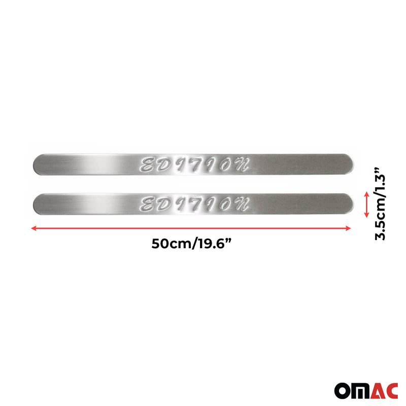 Einstiegsleisten Edition Lackschutz Türschweller Chrom Edelstahl 2 tlg