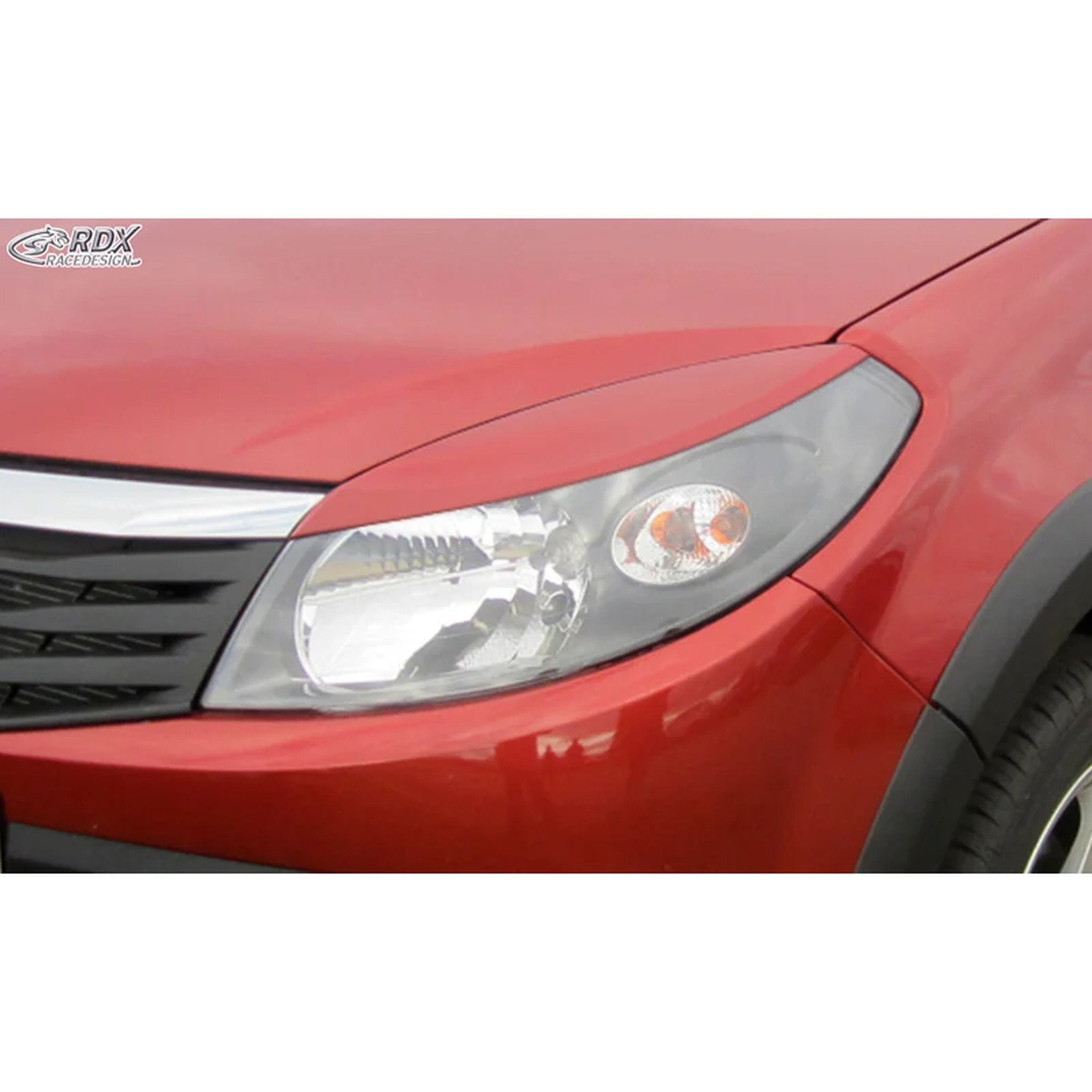 RDX Scheinwerferblenden für Dacia Sandero -2012 ABS TÜV