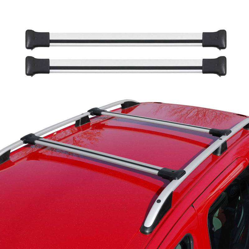 Dachträger Grundträger Gepäckträger für Jeep Grand Cherokee 3 2005-2010 Alu Grau