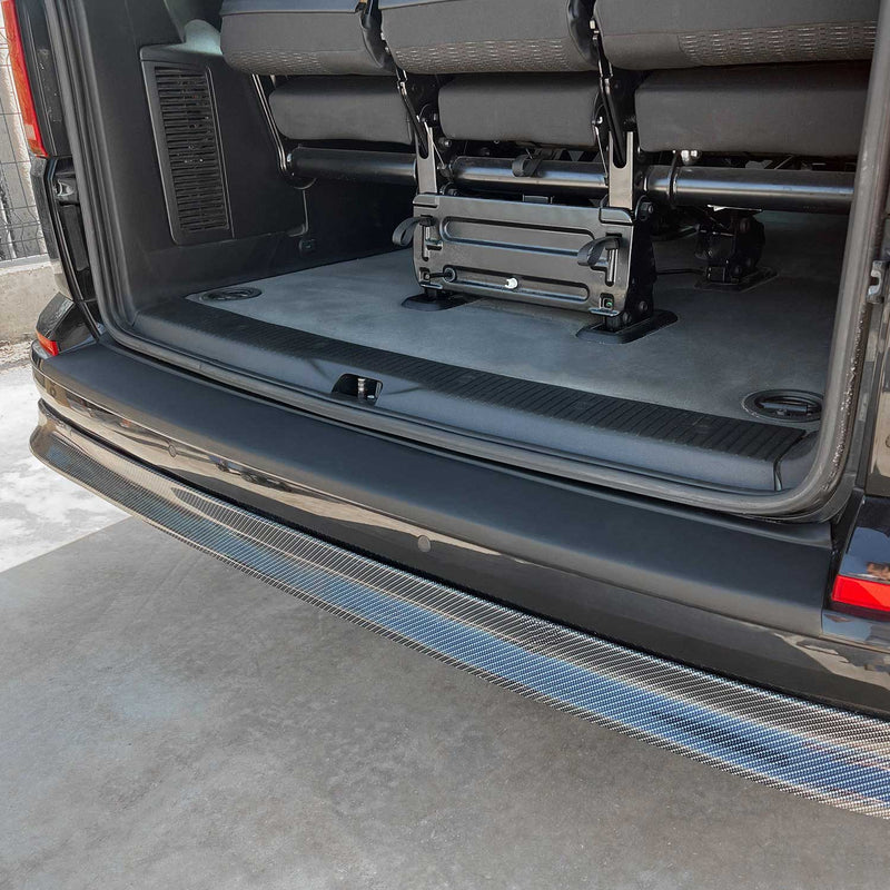 2015-2024 VW T6 T6.1 Transporter Doppeflügel Ladekantenschutz Schwarz ABS