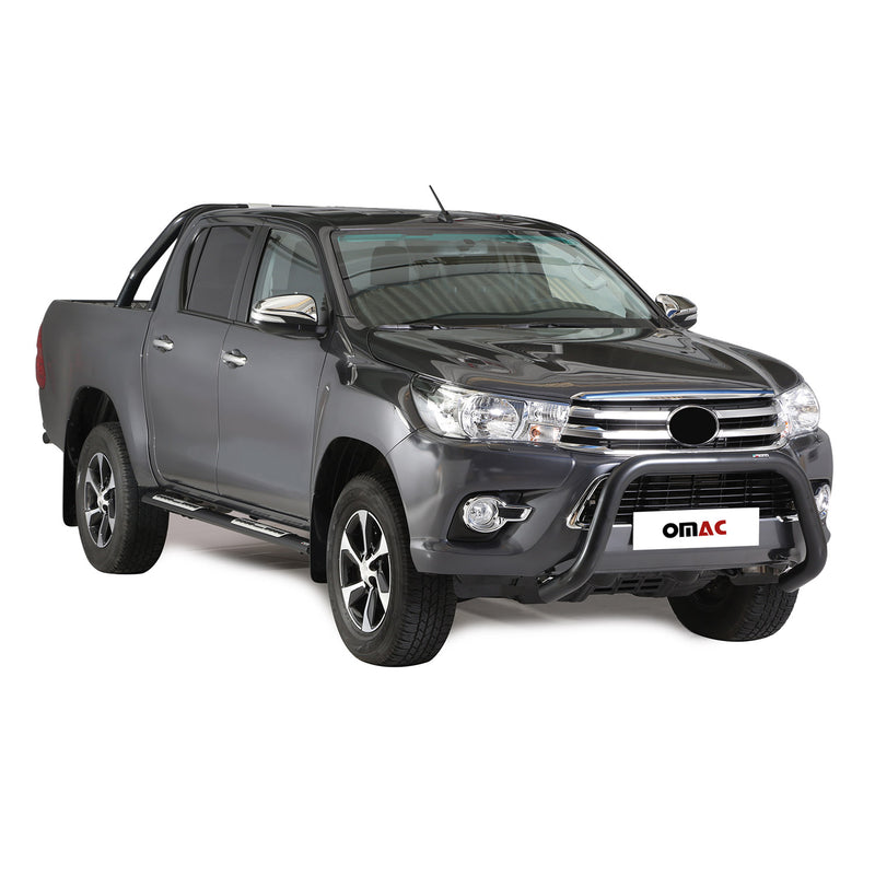 Frontbügel Frontschutzbügel für Toyota Hilux 2016-2018 ø76mm Stahl Schwarz