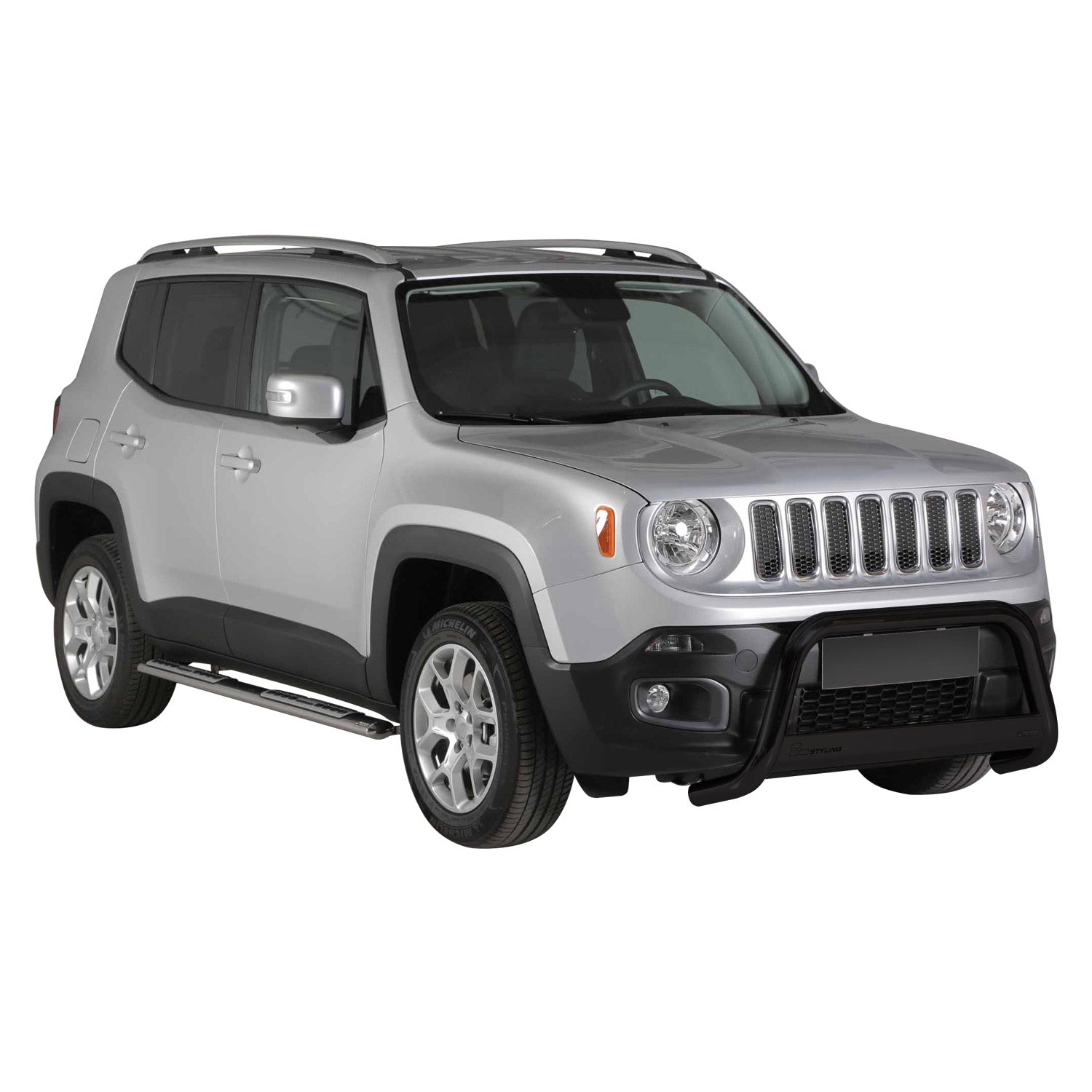 Frontbügel Frontschutzbügel für Jeep Renegade 2014-2017 ø63mm Stahl Schwarz
