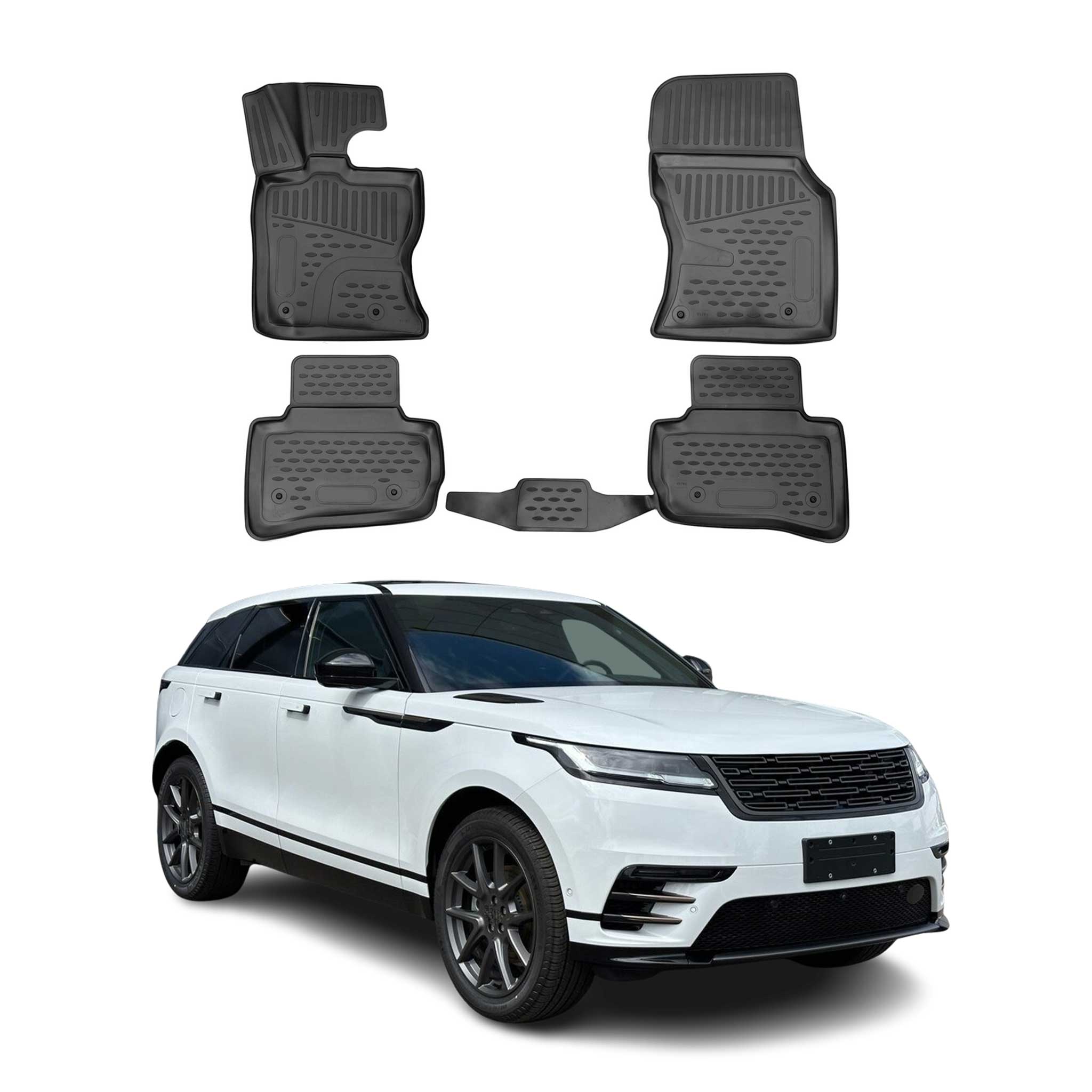 OMAC Gummimatten Fußmatten für Land Rover Range Rover Velar L560 2017-2026 4x