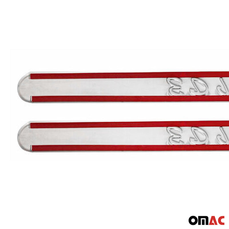 Einstiegsleisten Edition Lackschutz Türschweller Chrom Edelstahl 2 tlg